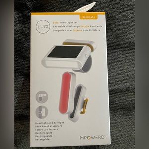 Solar powered bike light